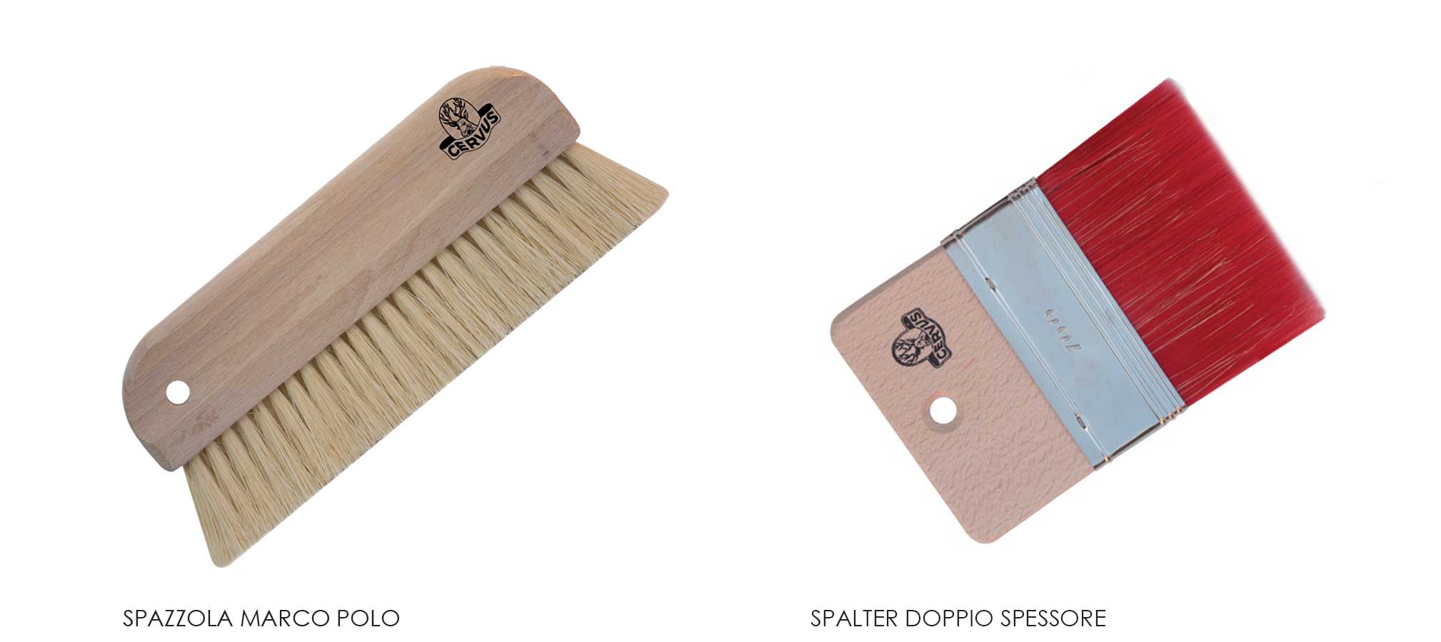 spalter doppio spessore e spazzola per effetti decorativi