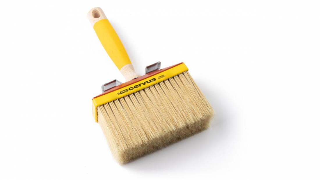 Pennello Radiatore Setola Bionda Serie 593 - Mm.60 - Manico In Plastica Simil-legno 12 Pezzi Cinghiale 77163187 - Foto 2